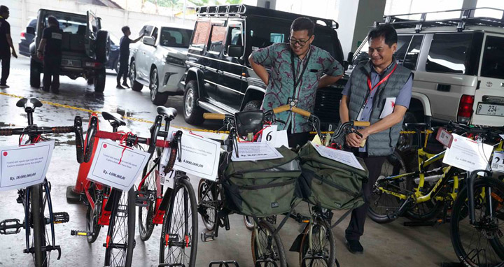 Sejumlah barang rampasan negara. KPK akan melaksanakan lelang eksekusi barang rampasan tersebut berdasarkan putusan pengadilan yang telah berkekuatan hukum tetap. (istimewa)