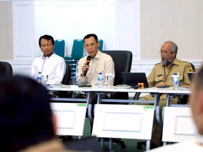 Wakil Bupati Bogor, Ade Ruhandi (Jaro Ade) mewakili Bupati Bogor, Rudy Susmanto memimpin Rapat Koordinasi Pencegahan Korupsi melalui perbaikan tata kelola pemerintah daerah