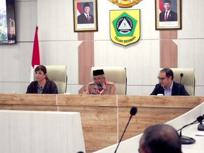 Pemerintah Kabupaten (Pemkab) Bogor menerima kunjungan delegasi Republik Turki, di Ruang Rapat Bupati Bogor, Cibinong, Rabu (10/9/2025)