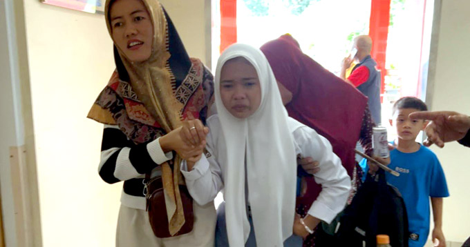 Diduga keracunan MBG, puluhan pelajar di Kabupaten Lampung Utara dilarikan ke Rumah Sakit Handayani Kotabumi