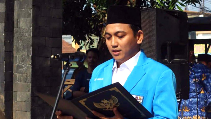 Ketua KNPI Kecamatan Jonggol, Doni Maulana