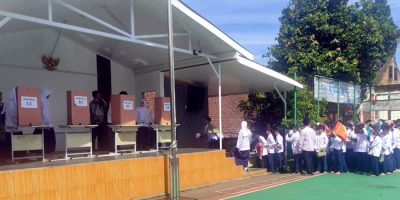 Pemilihan Ketua OSIS di SMPN 2 Megamendung