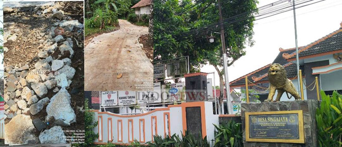 Pembangunan infrastruktur Desa Singajaya, Kecamatan Jonggol