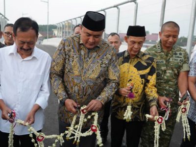 Flyover Soebianto dan Jembatan Penyeberangan Orang diresmikan Bupati Bogor Rudy Susmanto