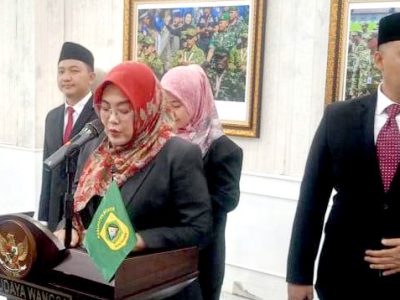 Kepala Badan Kepegawaian dan Pengembangan Sumber Daya Manusia (BKPSDM), Yunita Mustika Putri
