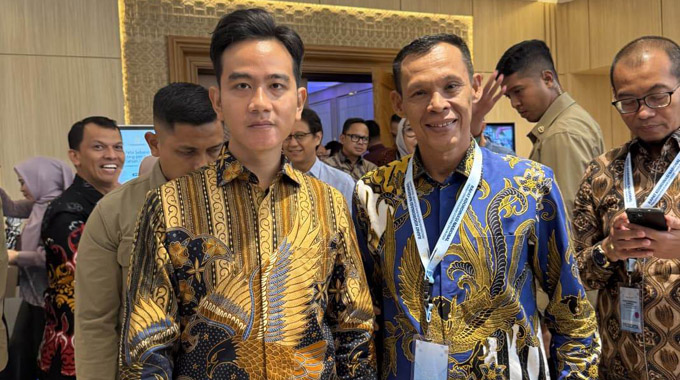 Wakil Bupati Bogor, Ade Ruhandi, menghadiri Rapat Koordinasi Nasional (Rakornas) Percepatan Penurunan Stunting Bersama Wakil Presiden RI, Gibran Raka Buming Raka