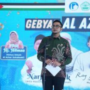 Wakil Wali Kota Sukabumi, Bobby Maulana, menghadiri sekaligus membuka secara resmi Gebyar Al-Azhar Sukabumi 2025