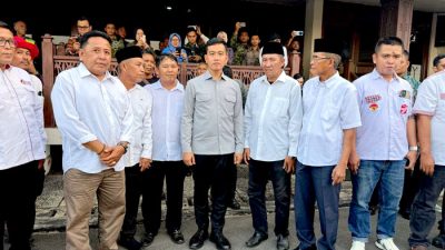 Barisan Relawan Jalan Perubahan (BaraJP) mendampingi Wakil Presiden Republik Indonesia, Gibran Rakabuming Raka melakukan kunjungan kerja (kunker) ke Provinsi Lampung, Jumat (8/5/2026).