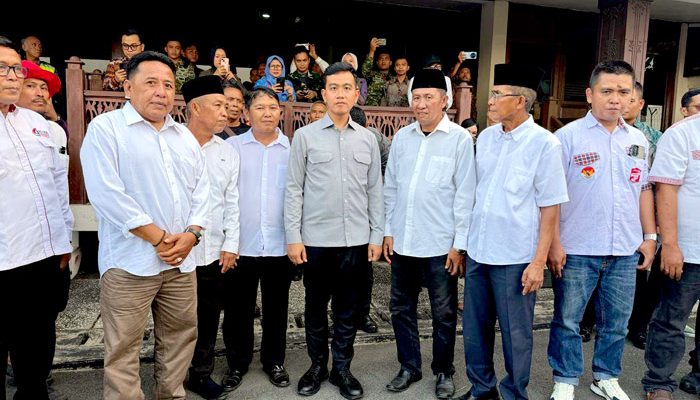 Barisan Relawan Jalan Perubahan (BaraJP) mendampingi Wakil Presiden Republik Indonesia, Gibran Rakabuming Raka melakukan kunjungan kerja (kunker) ke Provinsi Lampung, Jumat (8/5/2026).