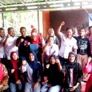 Foto bersama usai peresmian PAC BaraJP Leuwiliang, sekaligus pengukuhan struktur kepengurusannya, Minggu (3/5/2026).