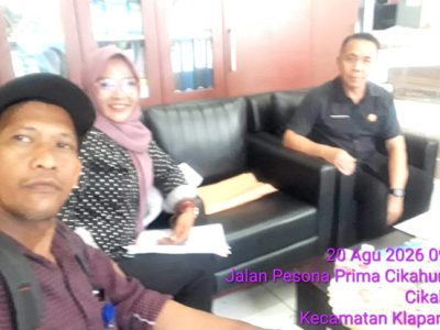 Ketua Kelompok Kerja Kepala Sekolah (K3S) Kecamatan Klapanunggal, Kabupaten Bogor, Didin Suhardiman saat ditemui Media Indonews, Kamis (20/8/2026).