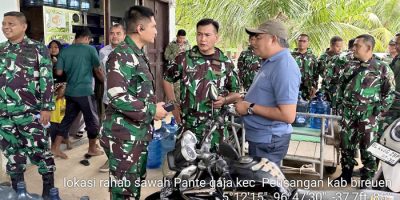 Kepala Dinas Pertanian dan Perkebunan (Kadistanbun) Kabupaten Bireuen, Mulyadi, S.E., M.M., menerima kunjungan kerja Letnan Jenderal TNI Kunto Arief Wibowo, selaku Panglima Komando Gabungan Wilayah Pertahanan I (Pangkogabwilhan I), di Kabupaten Bireuen, Kamis (20/8/2026).