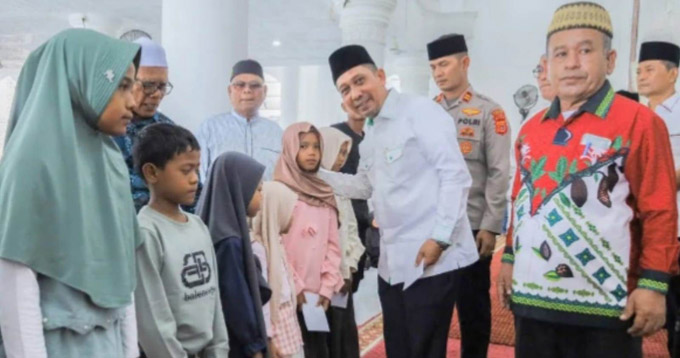 Bupati Pidie Jaya Santuni 360 Anak Yatim dalam Peringatan Maulid Nabi Muhammad SAW
