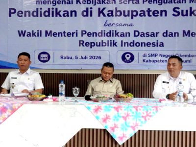 Wamendikdasmen Sebut Pemerintah Terus Tingkatkan Kualitas Layanan Pendidikan di Sukabumi