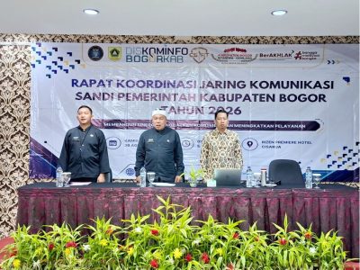 Rapat Koordinasi Jaring Komunikasi Sandi Tahun 2026 di Rizen Premiere Hotel, Kamis (20/8/2026).