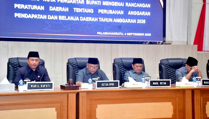 Rapat Paripurna, Fraksi DPRD Kabupaten Sukabumi Berikan Sejumlah Catatan