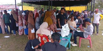 5.840 Masyarakat Kecamatan Juli Mendapat Bantuan Pangan