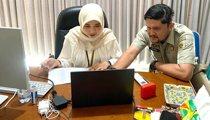 Kantor Pertanahan Kabupaten Bireuen Laksanakan Wawancara Peserta Magang Nasional Batch II Tahun 2026 Secara Daring