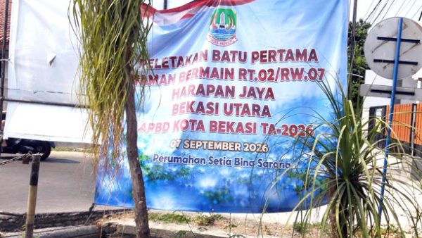 Terkait Pembangunan Taman Bermain, BKM Harapan Jaya Diduga Tidak Transparan