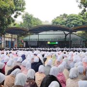 Usai Salat Dhuha, Murid SMPN 2 Citeureup Memohon Doa Turun Hujan