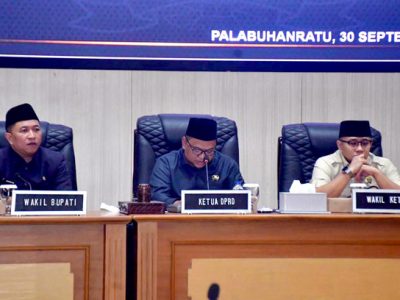 Wabup Sukabumi Sampaikan Nota Pengantar Bupati atas Raperda Tentang APBD Tahun Anggaran 2027