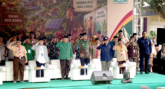 Dihadiri Kapolri, Bobby Maulana Hadiri Apel Akbar PUI