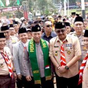 Bupati Sukabumi Hadiri Apel Kebangsaan Kemah Nasional Pramuka PUI