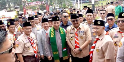 Bupati Sukabumi Hadiri Apel Kebangsaan Kemah Nasional Pramuka PUI