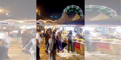 Wahana Pasar Malam di Cibadak Tetap Berjalan Meski Belum Jelas Izin Operasionalnya