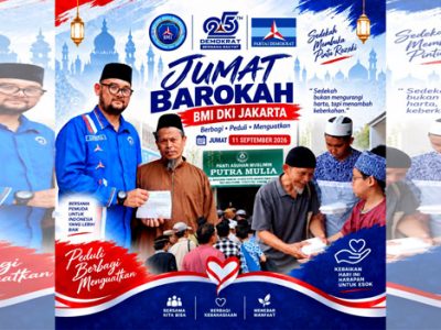 BMI Demokrat DKI Jakarta Gelar Jumat Barokah