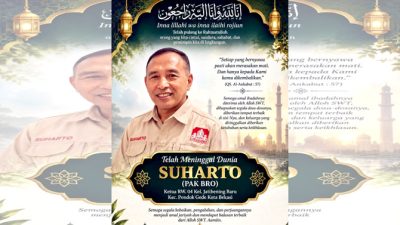 Jatibening Baru Berduka, Mas Brow Telah Tiada