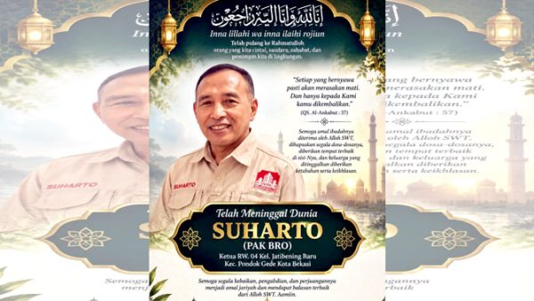 Jatibening Baru Berduka, Mas Brow Telah Tiada