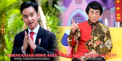 Foto kolase Wakil Presiden Gibran Rakabuming Raka dan Ketua Umum Lembaga Perlindungan Anak Indonesia (LPAI), Seto Mulyadi atau Kak Seto