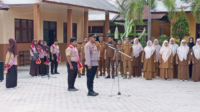 Kapolsek Gandapura Ajak Siswa SMAN 1 Jadi Pelopor Pencegahan Judol, Narkoba Hingga Kenakalan Remaja