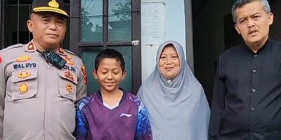 Kapolsek Ciawi dan Kades Telukpinang Sambangi Rumah Anak Sempat Hilang