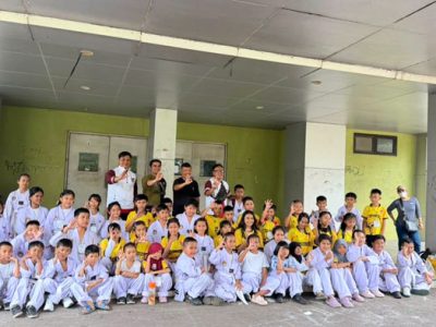 Eskul Taekwondo SDN Cibatok 03 Berpartisipasi di UKT Periode III Pengcab T.I. Kabupaten Bogor