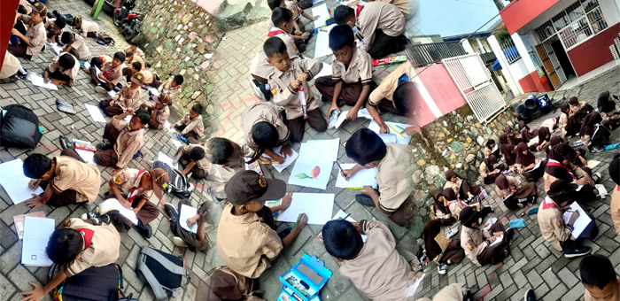 71 Pramuka Siaga SDN Tajurhalang 02 Cijeruk Antusias Ikuti Pengenalan Lambang Pramuka