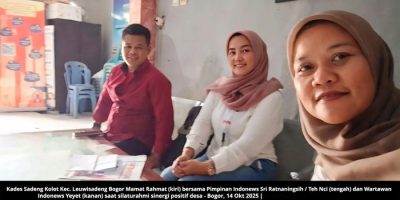 Dorong Keterbukaan Informasi, Kades Sadeng Kolot Ajak Media Kawal Pembangunan Desa