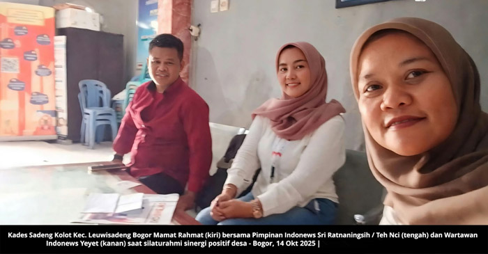 Dorong Keterbukaan Informasi, Kades Sadeng Kolot Ajak Media Kawal Pembangunan Desa