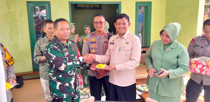 Koramil Cariu Gelar Syukuran HUT Ke-81 TNI, Santuni Yatim dan Bagikan Sembako ke 20 Desa