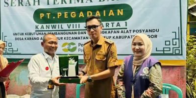 Kades Desa Karang Asem Timur Apresiasi Kepedulian PT. Pegadaian untuk Kesehatan Warga