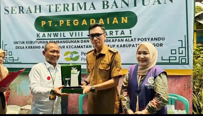 Kades Desa Karang Asem Timur Apresiasi Kepedulian PT. Pegadaian untuk Kesehatan Warga
