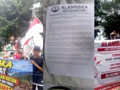 Alambaka Sikapi Persoalan Tata Kelola dan Pengawasan Kawasan Hutan di Lampung