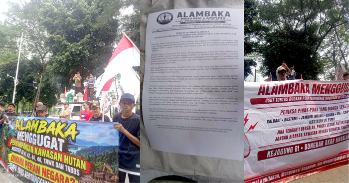 Alambaka Sikapi Persoalan Tata Kelola dan Pengawasan Kawasan Hutan di Lampung